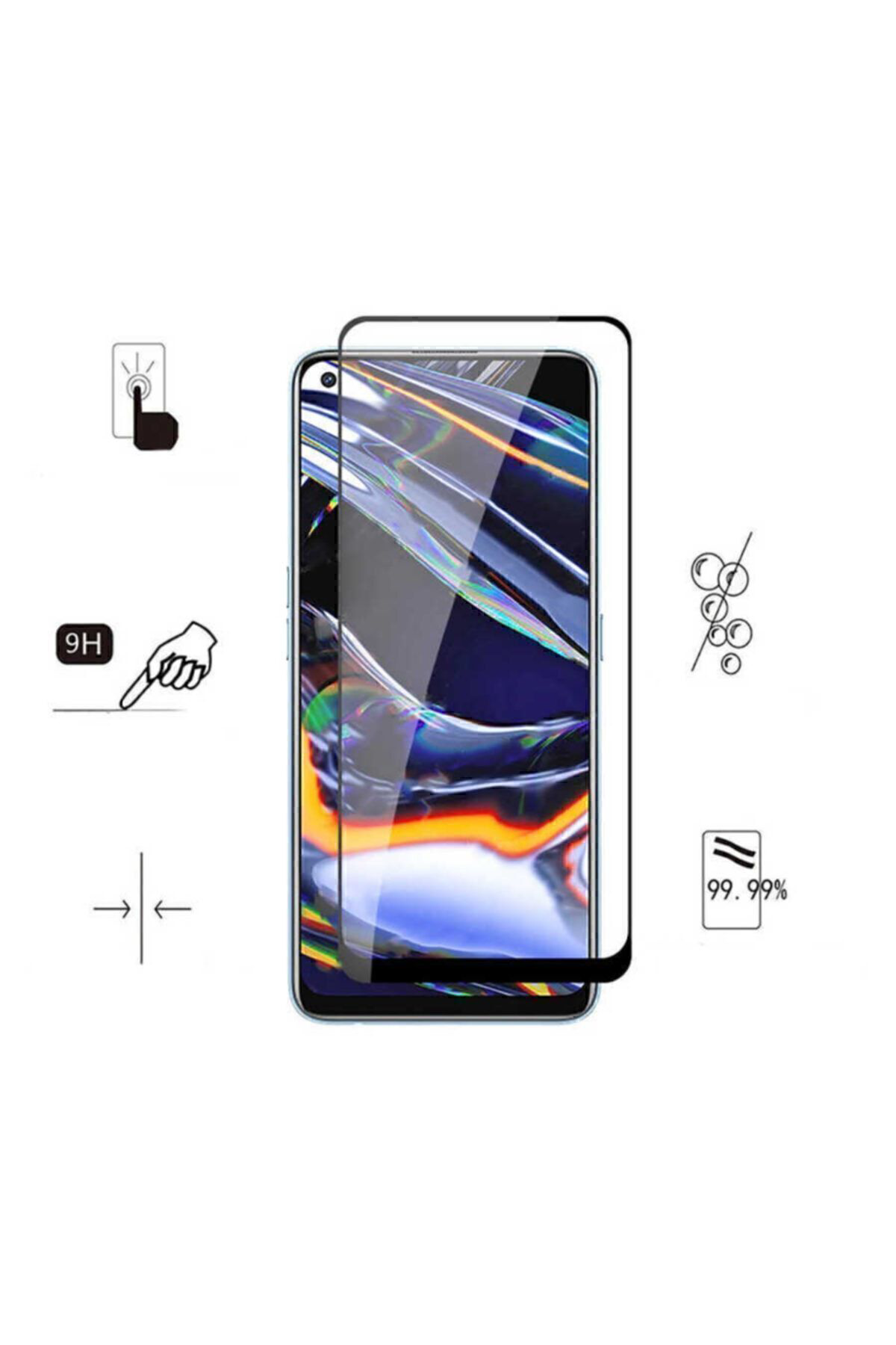 Xiaomi Redmi Note 10 / 10s Uyumlu Nano Temperli Cam Full Ekran Ko