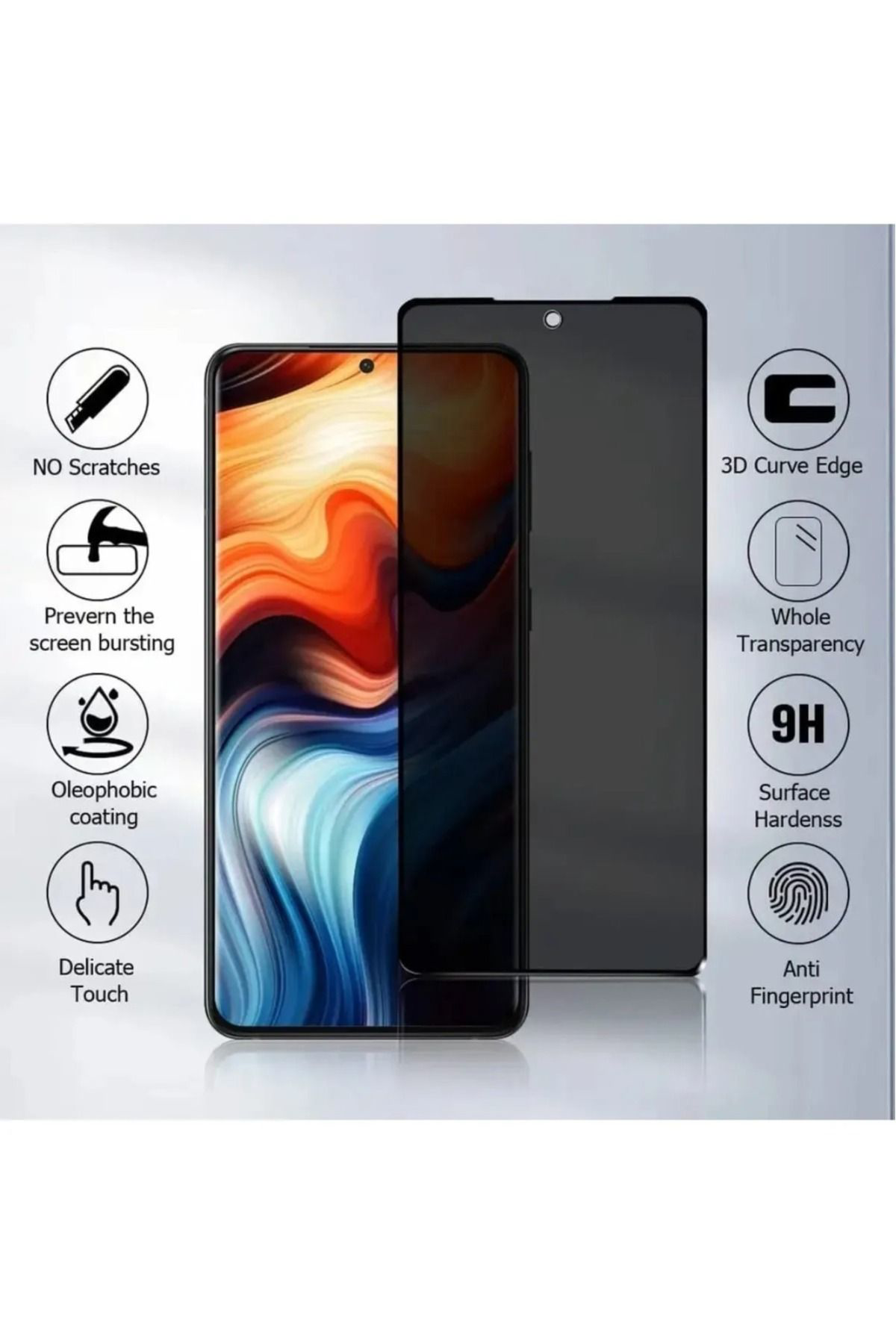 Xiaomi Redmi Note 11 Pro 5G Parlak Hayalet Nano Seramik Ekran Kor