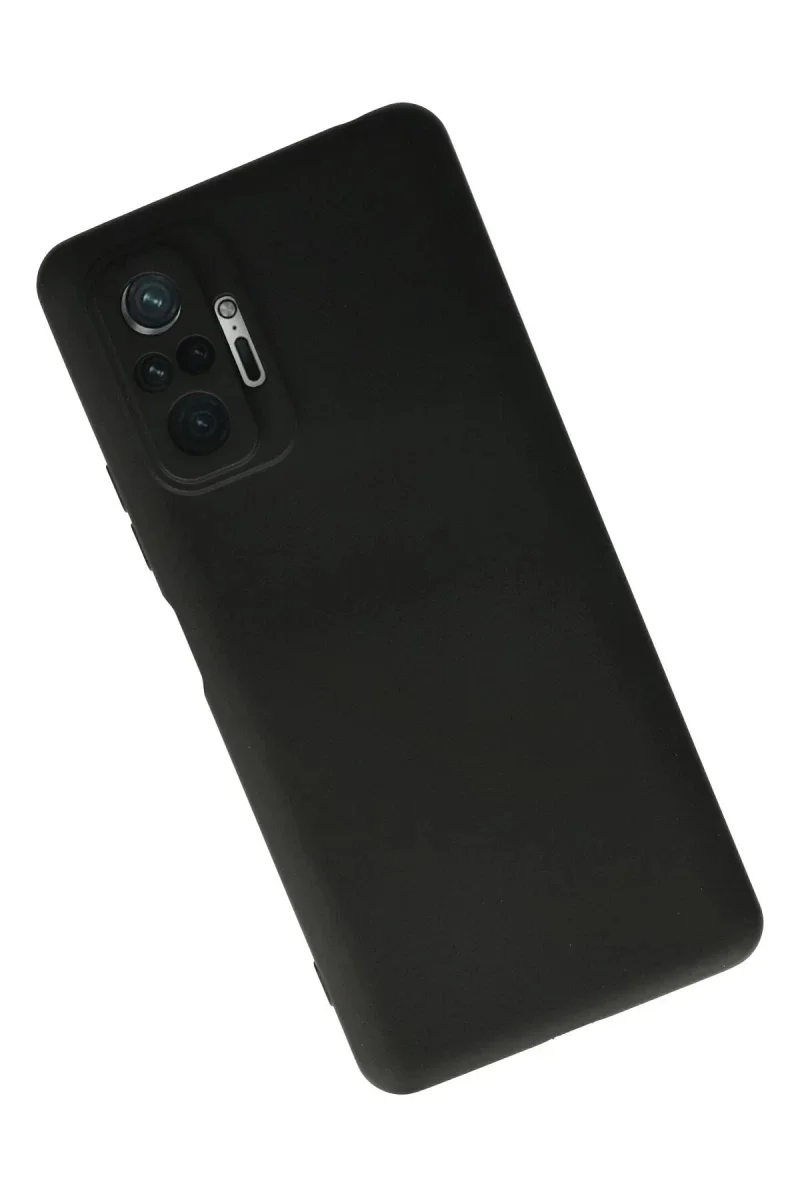Xiaomi Redmi Note 10 Pro Kılıf Nano içi Kadife Silikon - Siyah Xiaomi Redmi Note 10 Pro Kılıf Nano içi Kadife Silikon - Siyah