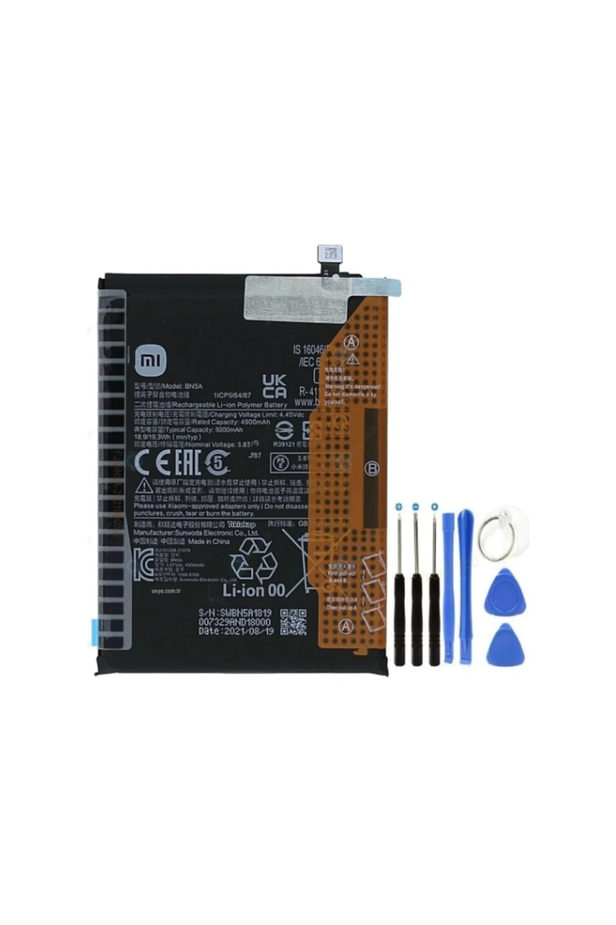 Xiaomi Redmi Note 10 5g Pil Batarya Bn5a Ve Tamir Set