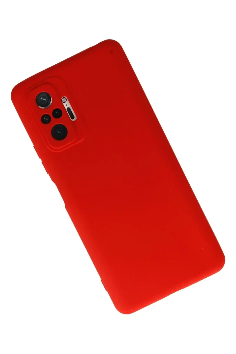 Xiaomi Redmi Note 10 Pro Kılıf Nano içi Kadife Silikon - Kırmızı Xiaomi Redmi Note 10 Pro Kılıf Nano içi Kadife Silikon - Kırmızı