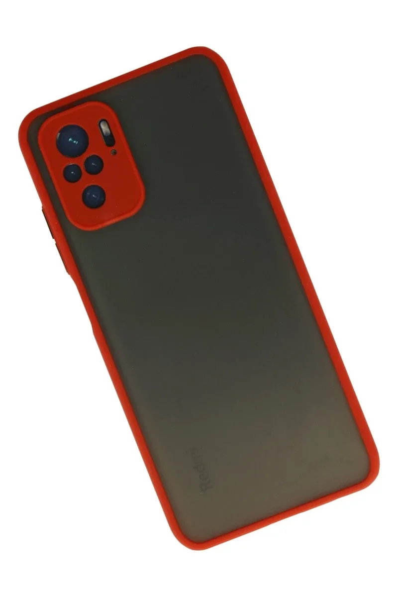 Xiaomi Redmi Note 10 Kılıf Montreal Silikon Kapak - Kırmızı Xiaomi Redmi Note 10 Kılıf Montreal Silikon Kapak - Kırmızı