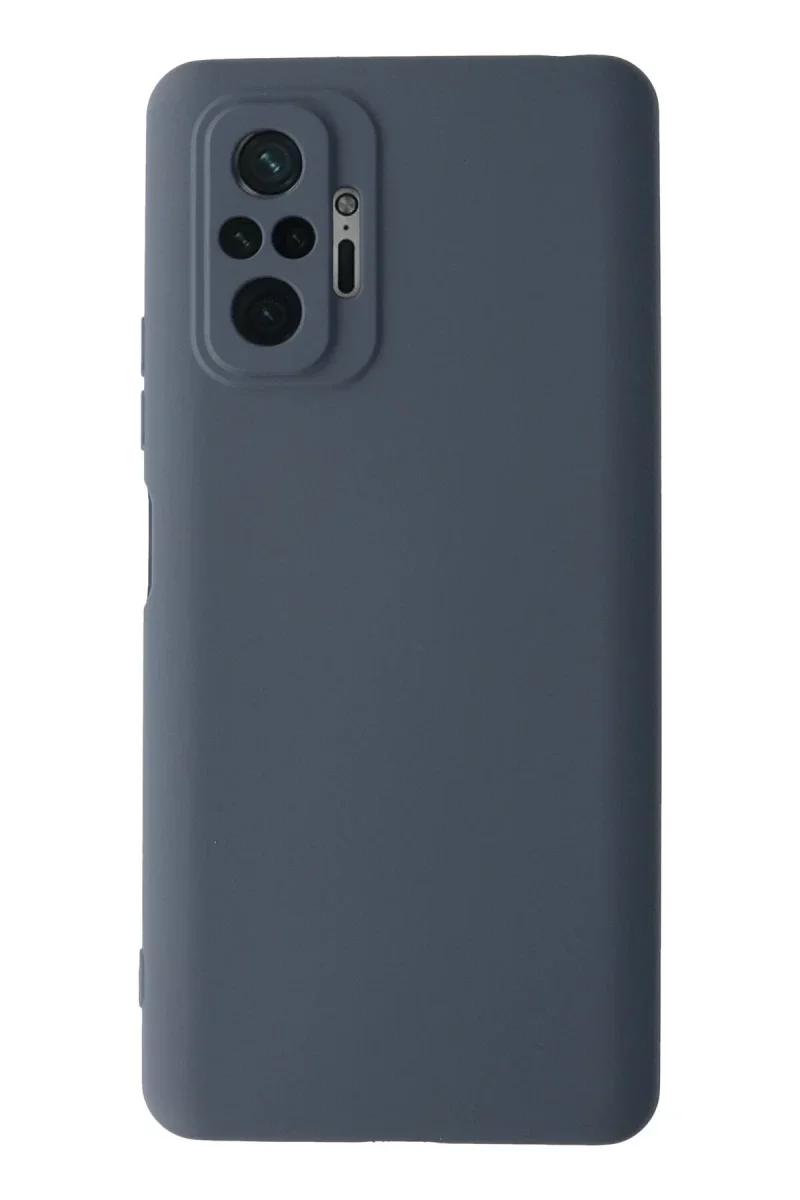 Xiaomi Redmi Note 10 Pro Kılıf Nano içi Kadife Silikon - Gri Xiaomi Redmi Note 10 Pro Kılıf Nano içi Kadife Silikon - Gri