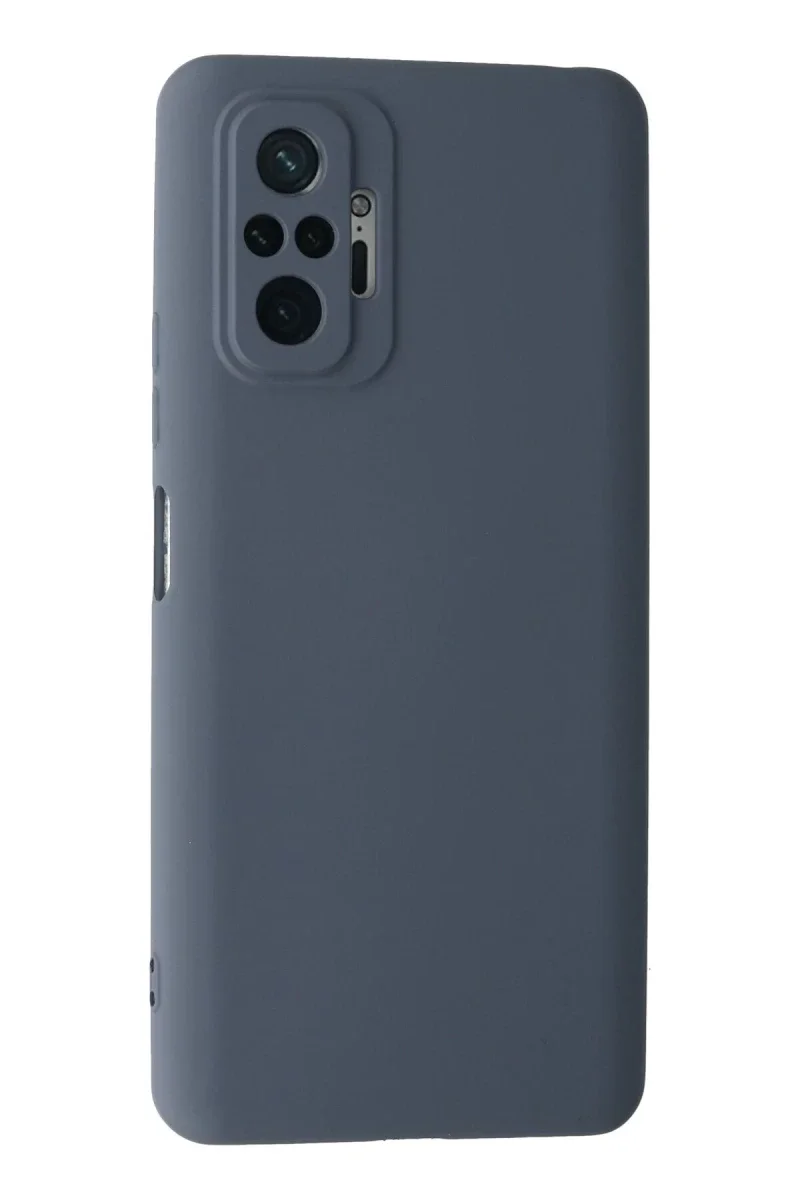 Xiaomi Redmi Note 10 Pro Kılıf Nano içi Kadife Silikon - Gri Xiaomi Redmi Note 10 Pro Kılıf Nano içi Kadife Silikon - Gri