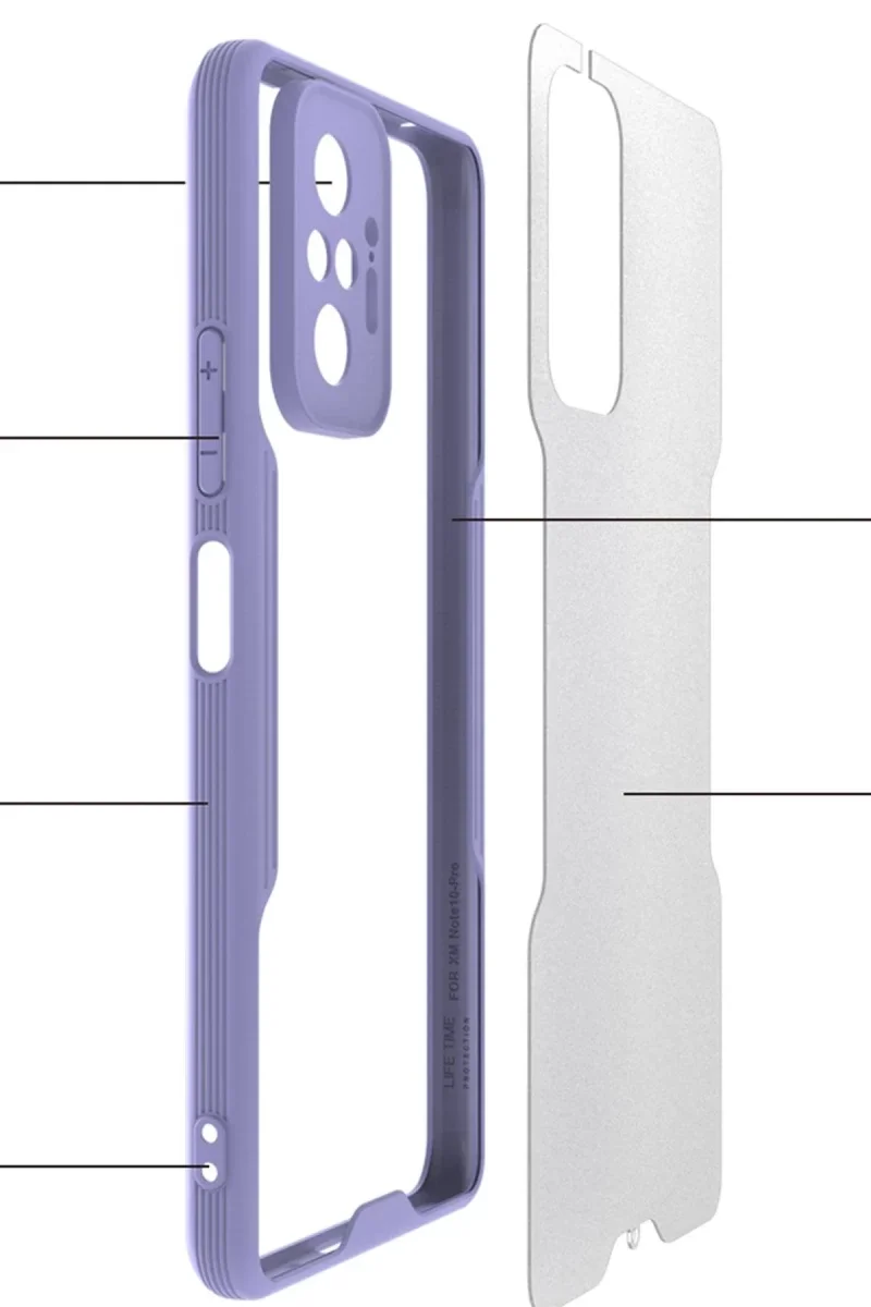 Xiaomi Redmi Note 10 Pro Kılıf Platin Silikon - Kırmızı Fiyatı, Yorumları ve Özellikleri
