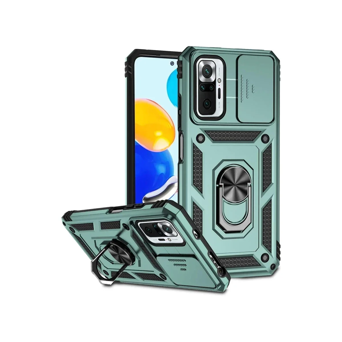Xiaomi Redmi Note 10 Pro Kılıf Pars Lens Yüzüklü Silikon - Yeşil Fiyatı, Yorumları ve Özellikleri