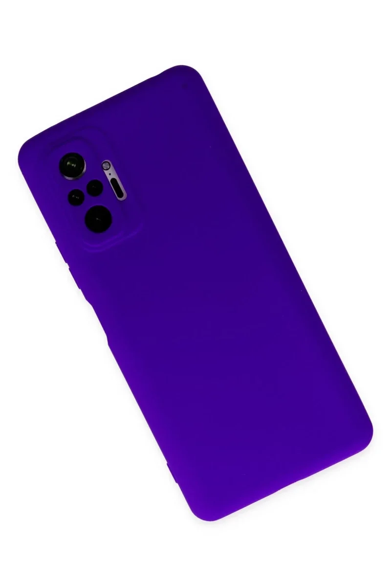 Xiaomi Redmi Note 10 Pro Kılıf Nano içi Kadife Silikon - Mor Fiyatı, Yorumları ve Özellikleri
