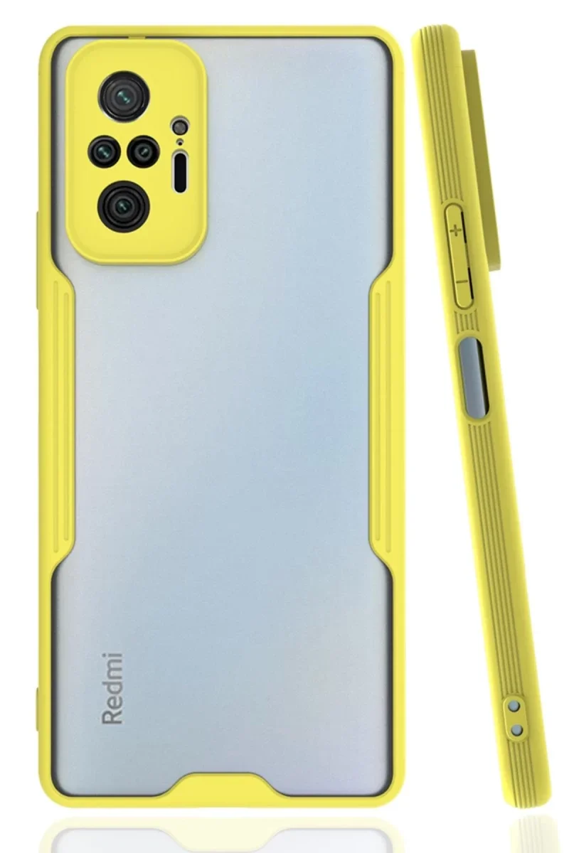 Xiaomi Redmi Note 10 Pro Kılıf Platin Silikon - Sarı Fiyatı, Yorumları ve Özellikleri