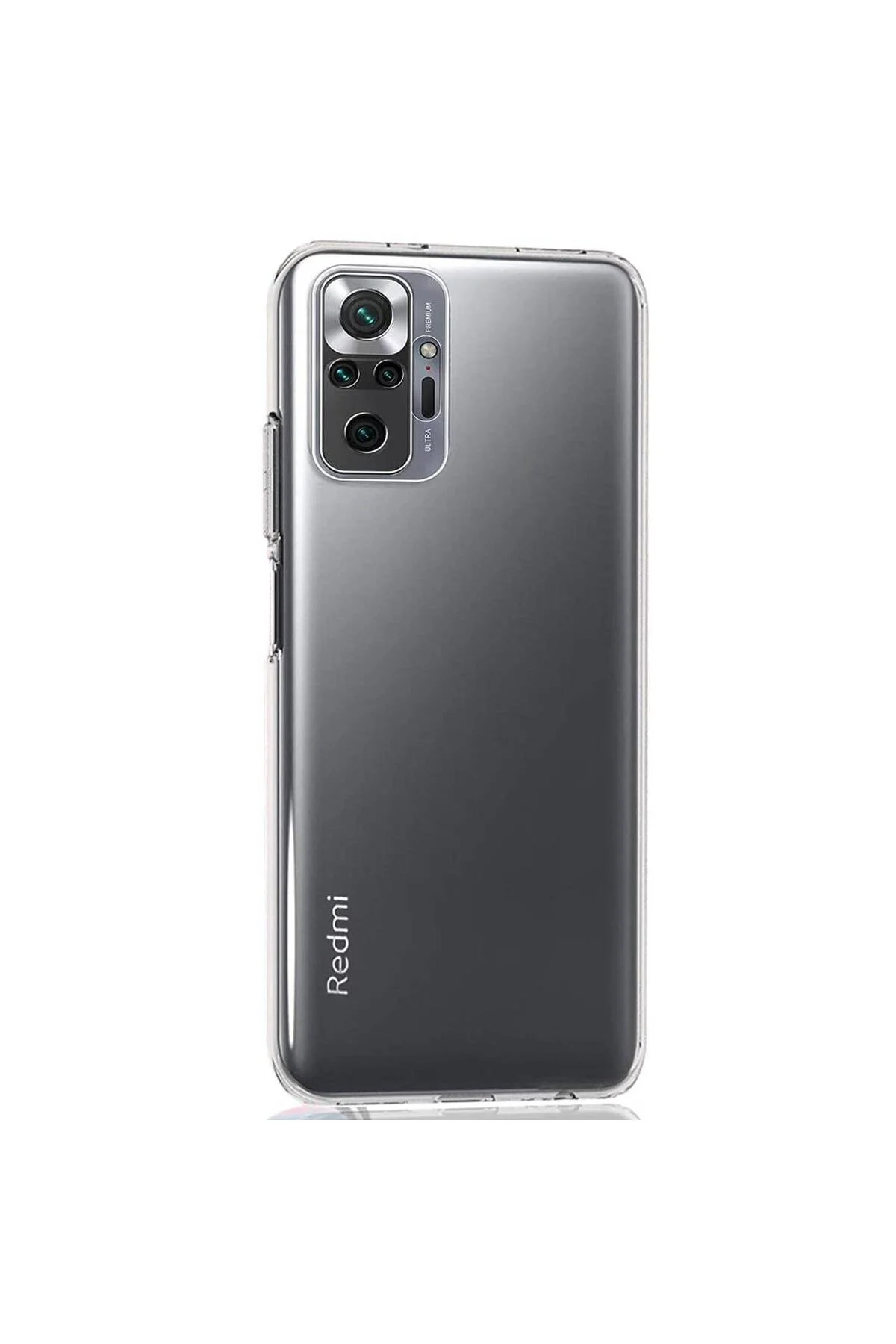 Xiaomi Redmi Note 10 Pro Premium Silikon Kılıf Şeffaf