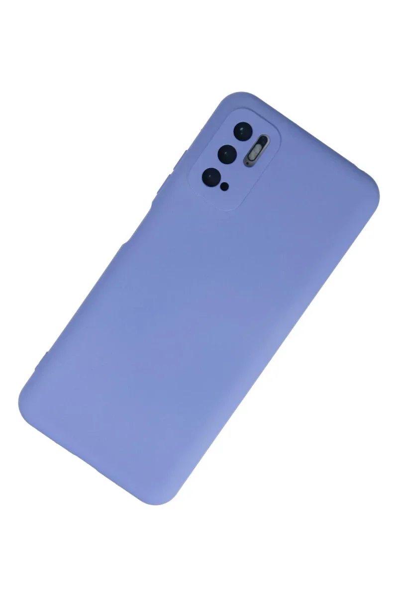 Xiaomi Redmi Note 10 5G Kılıf Nano içi Kadife Silikon - Lila