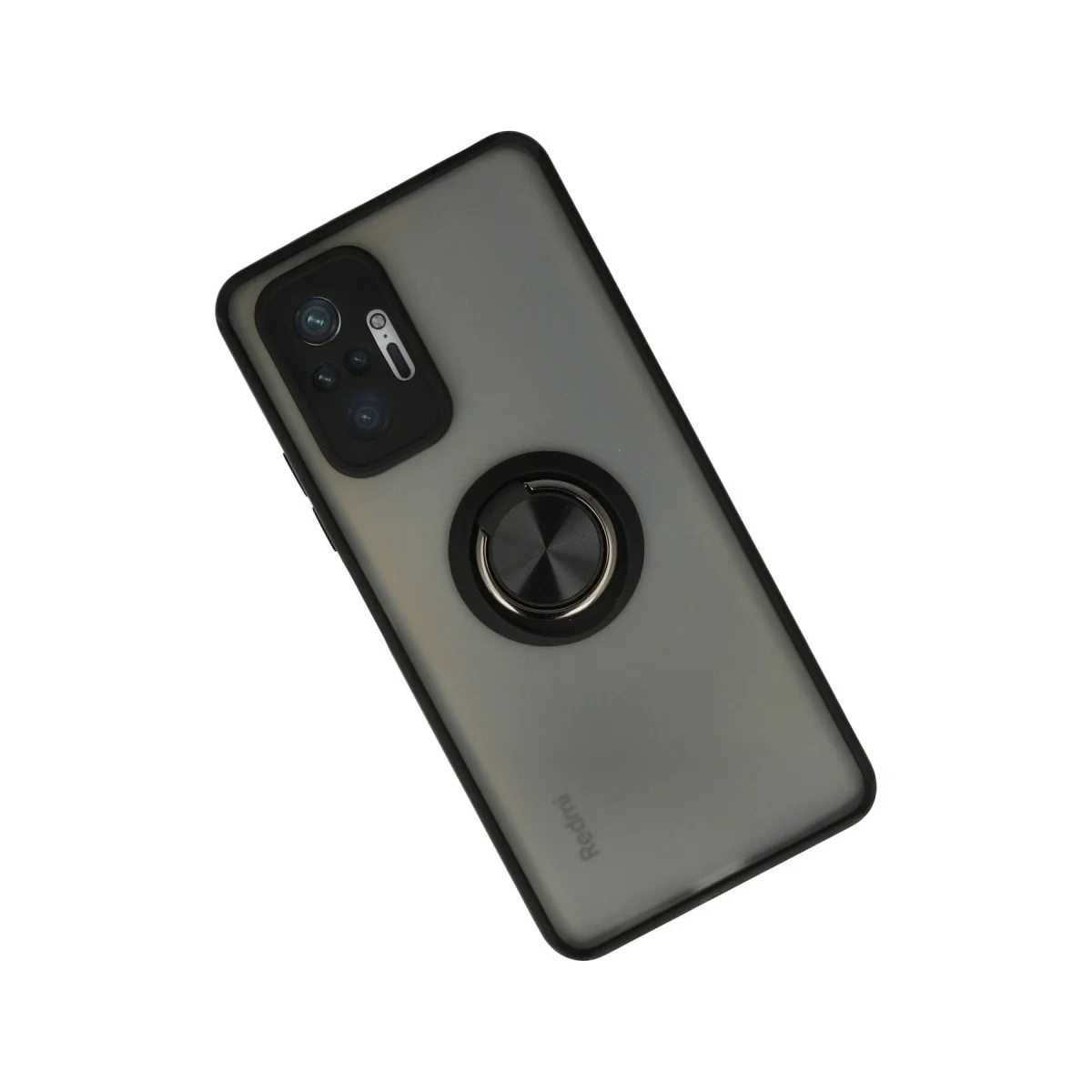 Xiaomi Redmi Note 10 Pro Kılıf Montreal Yüzüklü Silikon Kapak - Siyah Xiaomi Redmi Note 10 Pro Kılıf Montreal Yüzüklü Silikon Kapak - Siyah