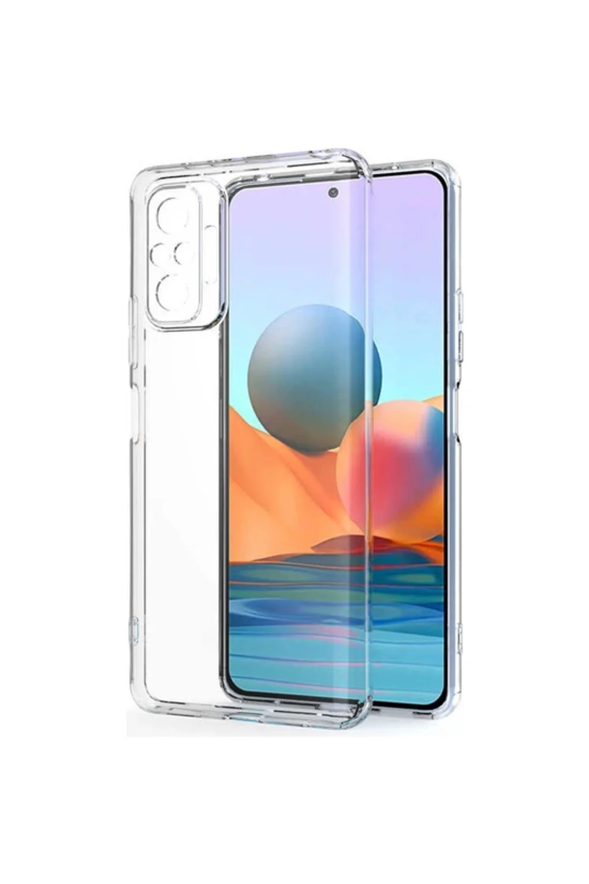 Xiaomi Redmi Note 10 Pro 2.0 MM Korumalı Şeffaf Silikon Kılıf