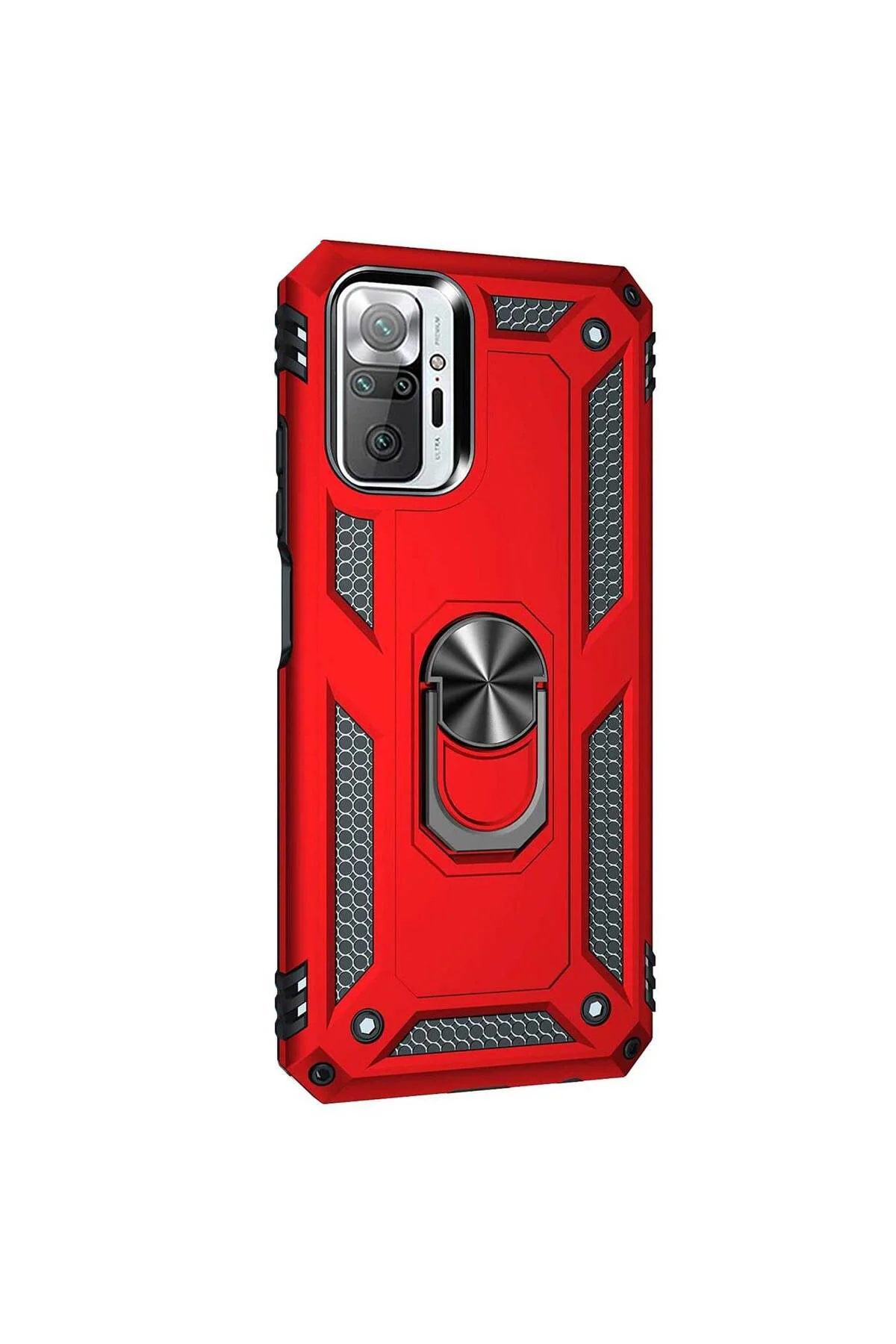 Xiaomi Redmi Note 10 Pro Yüzüklü Tank Kılıf Bordo