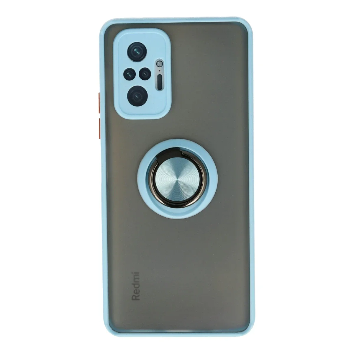 Xiaomi Redmi Note 10 Pro Kılıf Montreal Yüzüklü Silikon Kapak - Buz Mavi Xiaomi Redmi Note 10 Pro Kılıf Montreal Yüzüklü Silikon Kapak - Buz Mavi