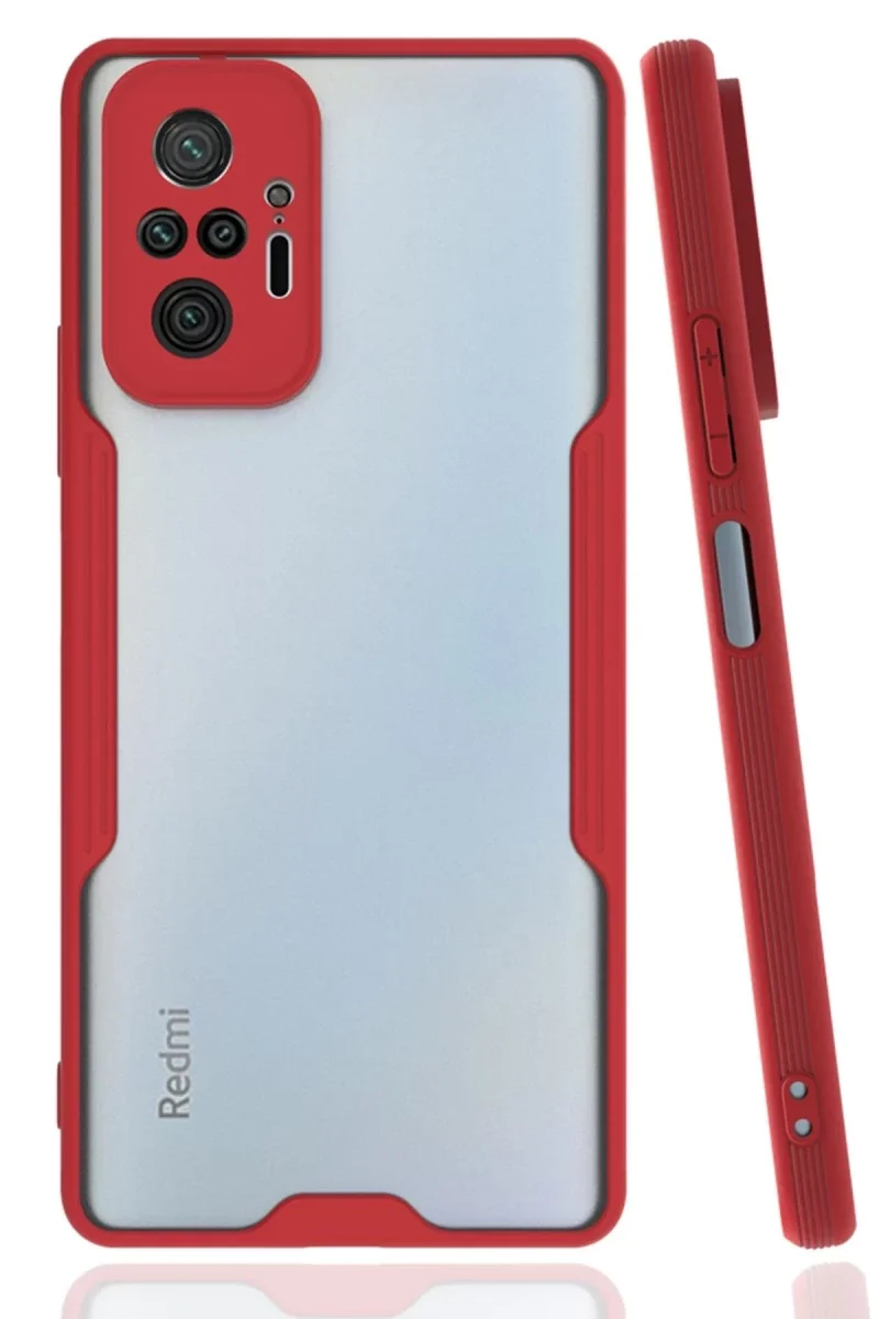 Xiaomi Redmi Note 10 Pro Kılıf Platin Silikon - Kırmızı Fiyatı, Yorumları ve Özellikleri