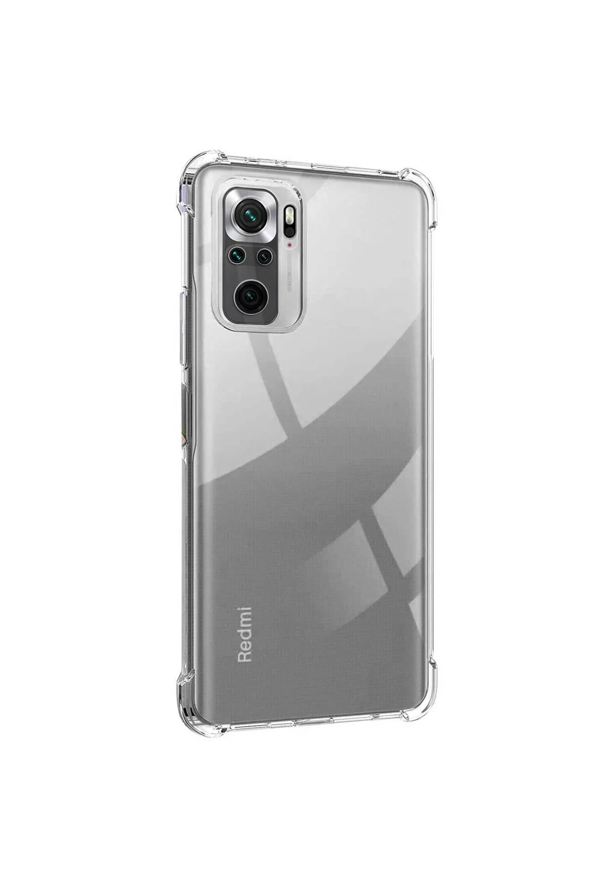 Xiaomi Redmi Note 10S Şeffaf Tank Silikon Kapak