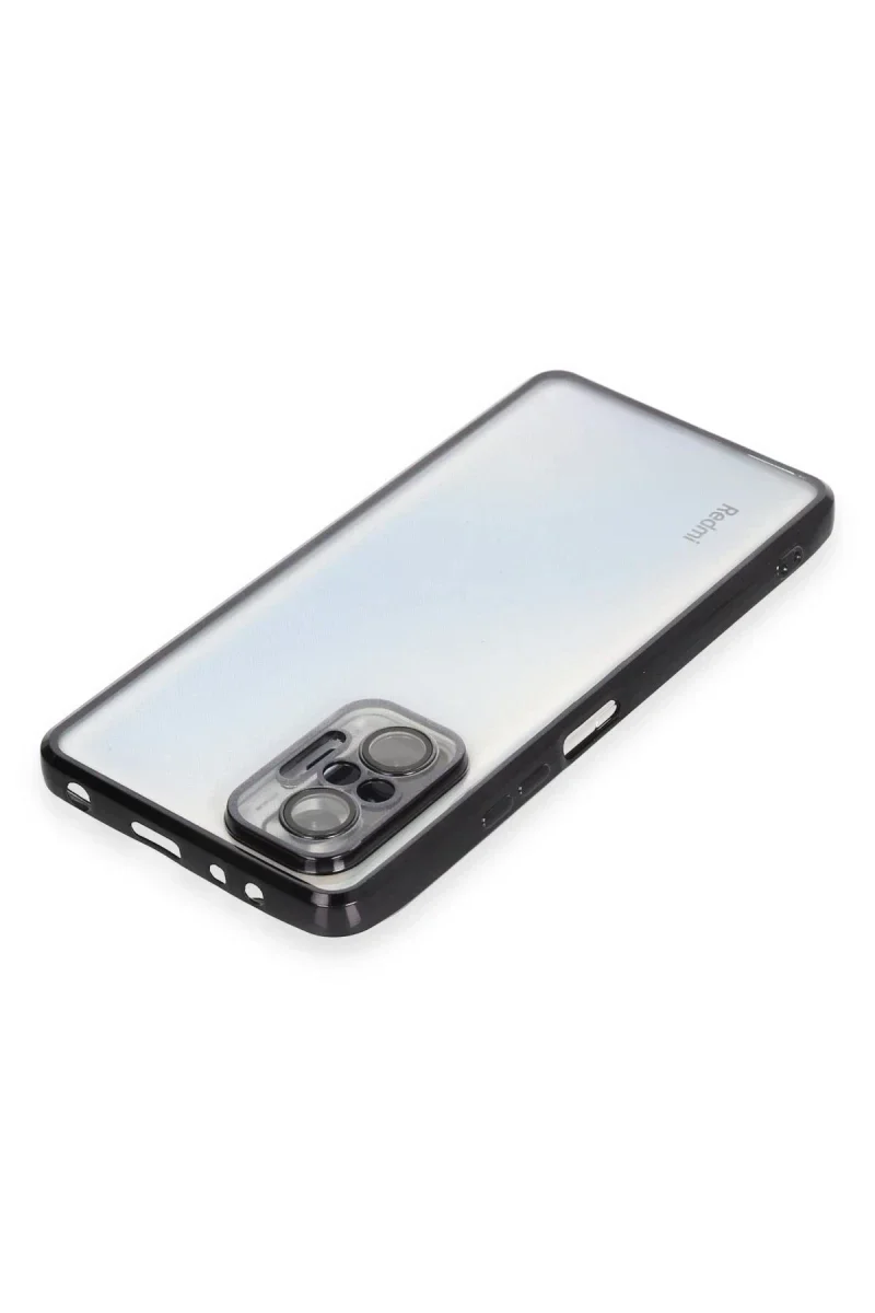 Xiaomi Redmi Note 10 Pro Kılıf Razer Lensli Silikon - Siyah Xiaomi Redmi Note 10 Pro Kılıf Razer Lensli Silikon - Siyah