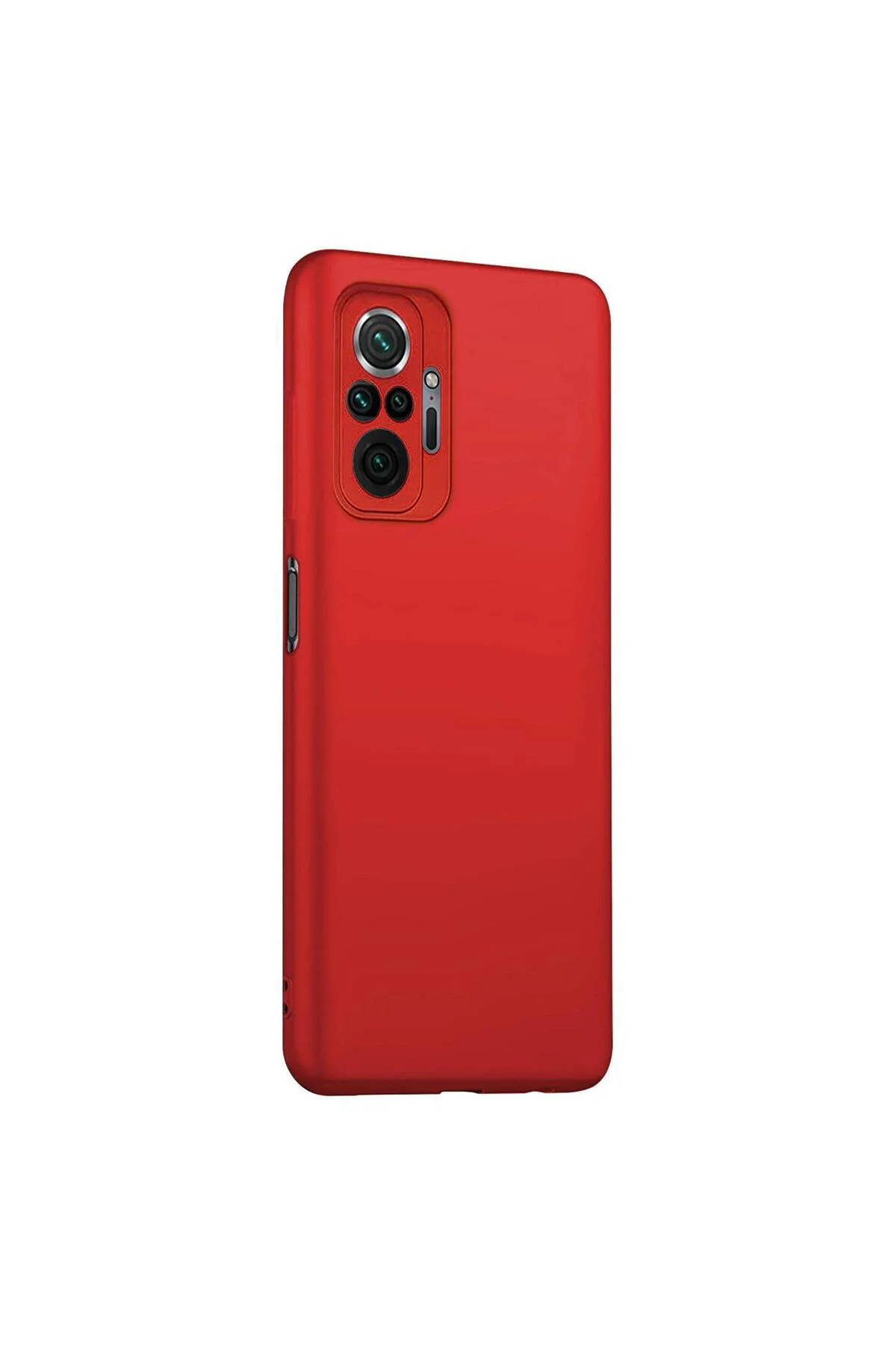 Xiaomi Redmi Note 10 Pro Premium Silikon Kılıf Bordo