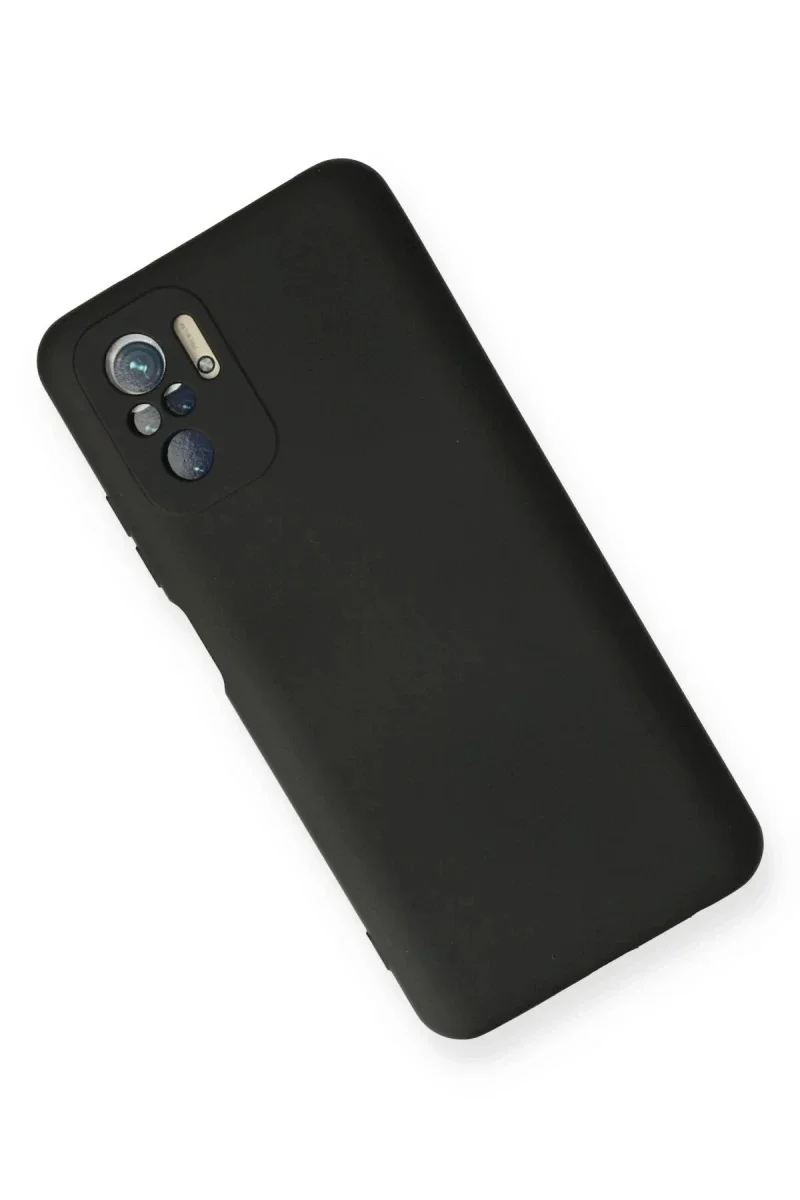 Xiaomi Redmi Note 10 Kılıf Nano içi Kadife Silikon - Siyah Xiaomi Redmi Note 10 Kılıf Nano içi Kadife Silikon - Siyah