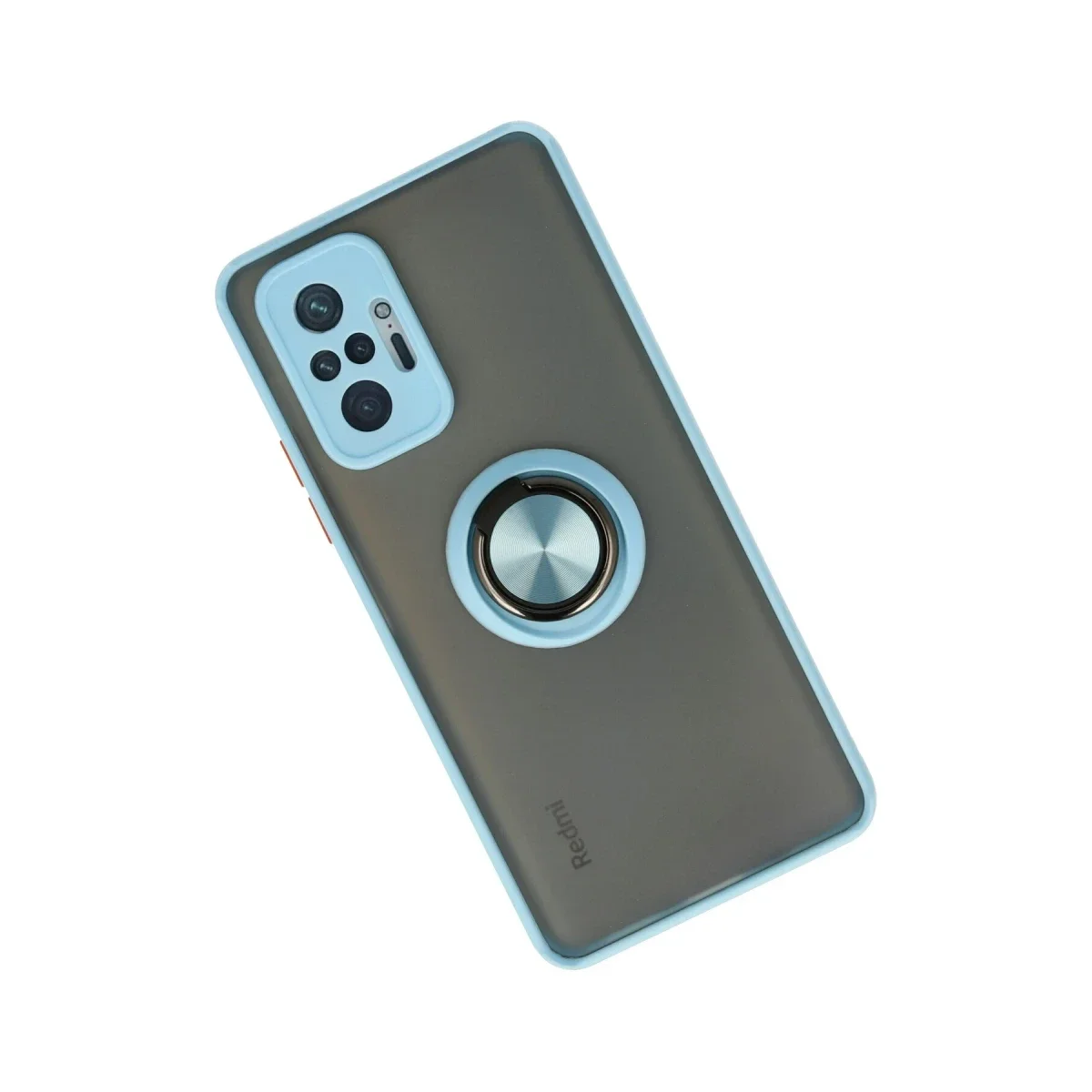 Xiaomi Redmi Note 10 Pro Kılıf Montreal Yüzüklü Silikon Kapak - Buz Mavi Xiaomi Redmi Note 10 Pro Kılıf Montreal Yüzüklü Silikon Kapak - Buz Mavi