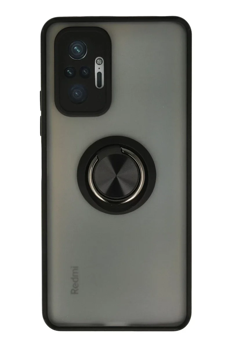 Xiaomi Redmi Note 10 Pro Kılıf Montreal Yüzüklü Silikon Kapak - Siyah Fiyatı, Yorumları ve Özellikleri