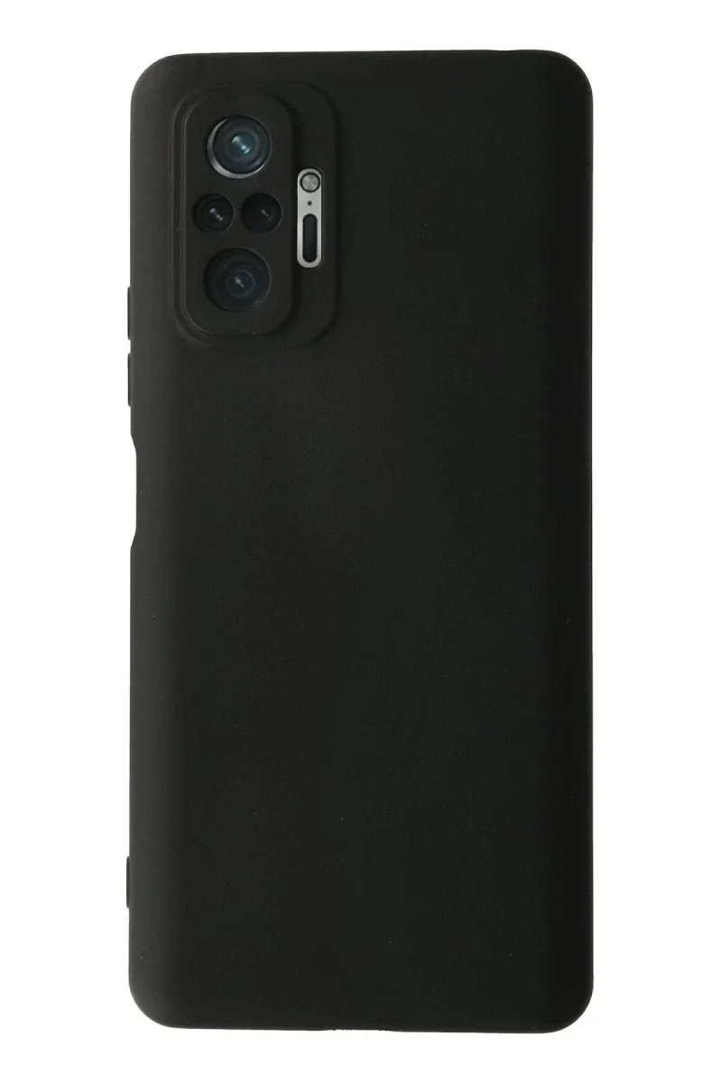 Xiaomi Redmi Note 10 Pro Kılıf Nano içi Kadife Silikon - Siyah Xiaomi Redmi Note 10 Pro Kılıf Nano içi Kadife Silikon - Siyah