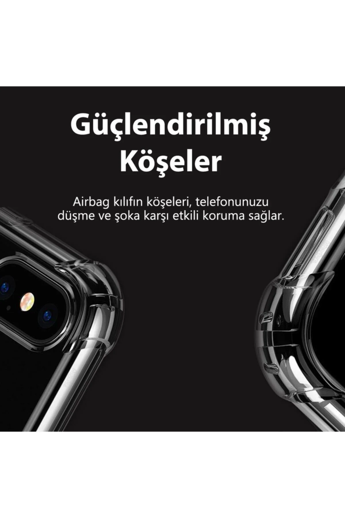 Xiaomi Redmi Note 10 Pro Şeffaf Tank Silikon Kapak