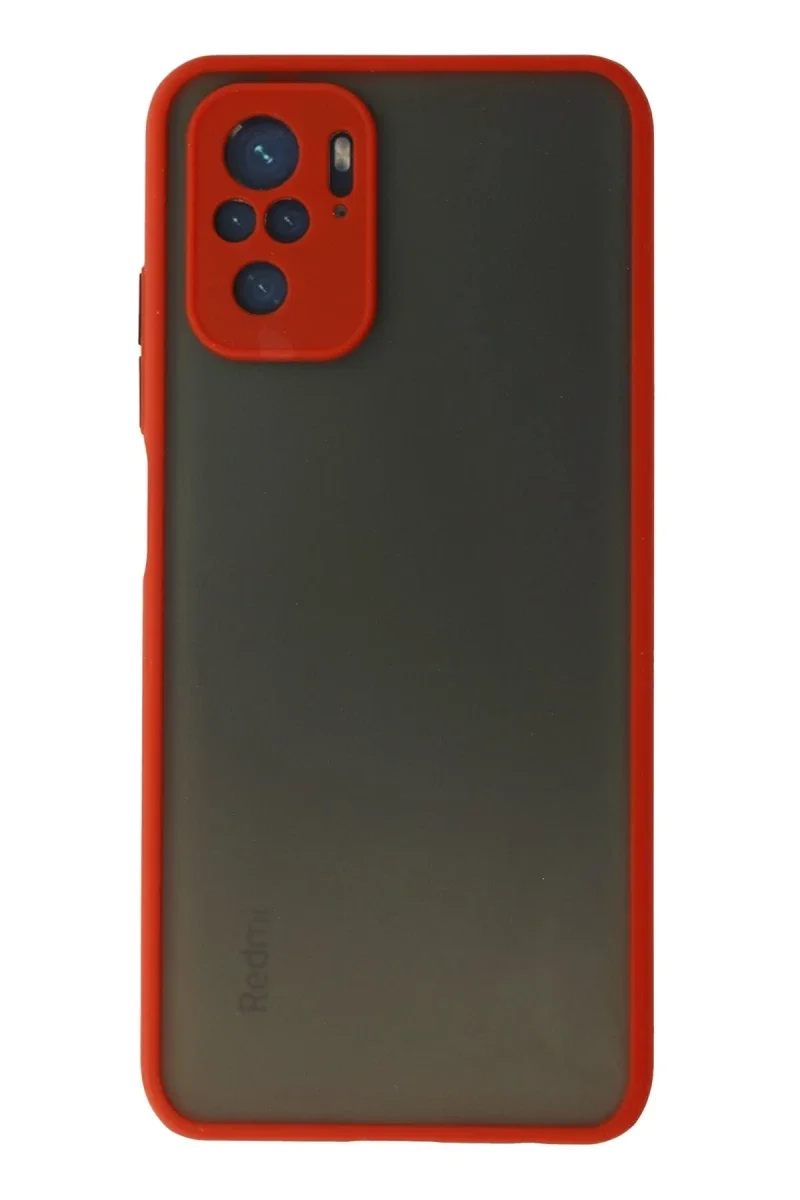 Xiaomi Redmi Note 10 Kılıf Montreal Silikon Kapak - Kırmızı Xiaomi Redmi Note 10 Kılıf Montreal Silikon Kapak - Kırmızı