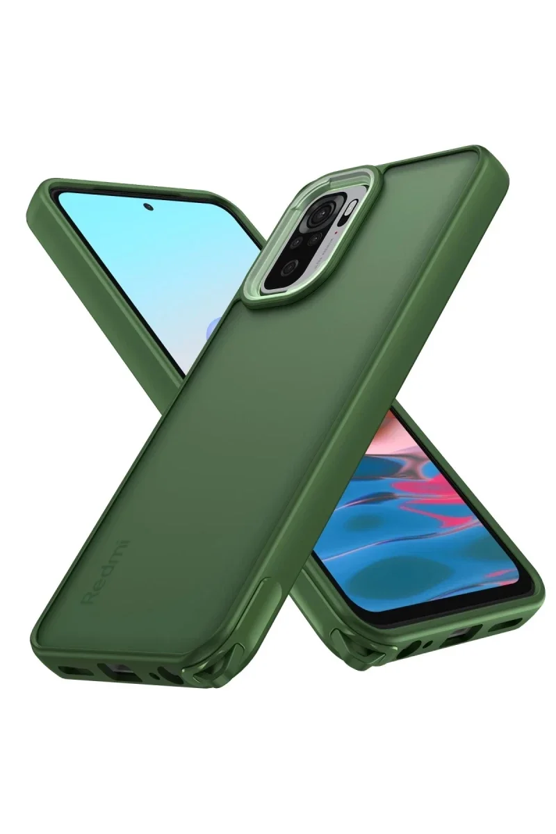 Xiaomi Redmi Note 10 Pro Kılıf Elegant Kapak - Yeşil