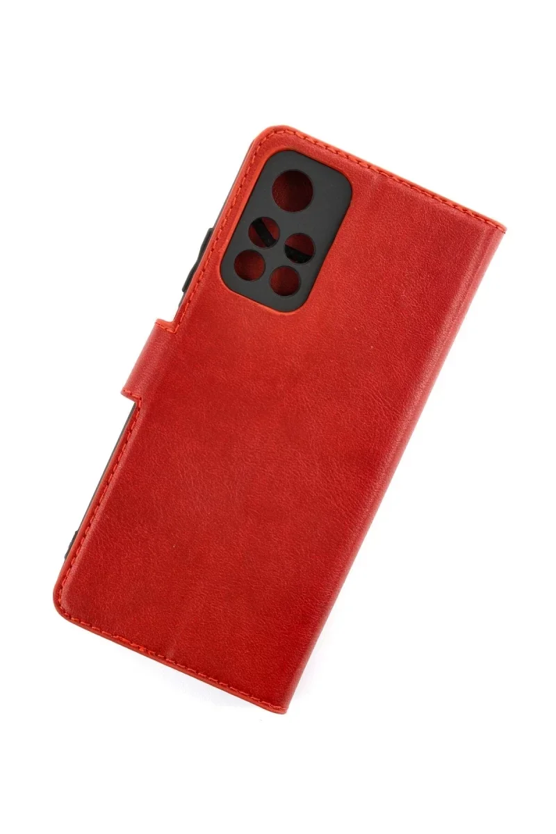Xiaomi Redmi Note 11T Kılıf Trend S Plus Kapaklı Kılıf - Kırmızı Fiyatı, Yorumları ve Özellikleri