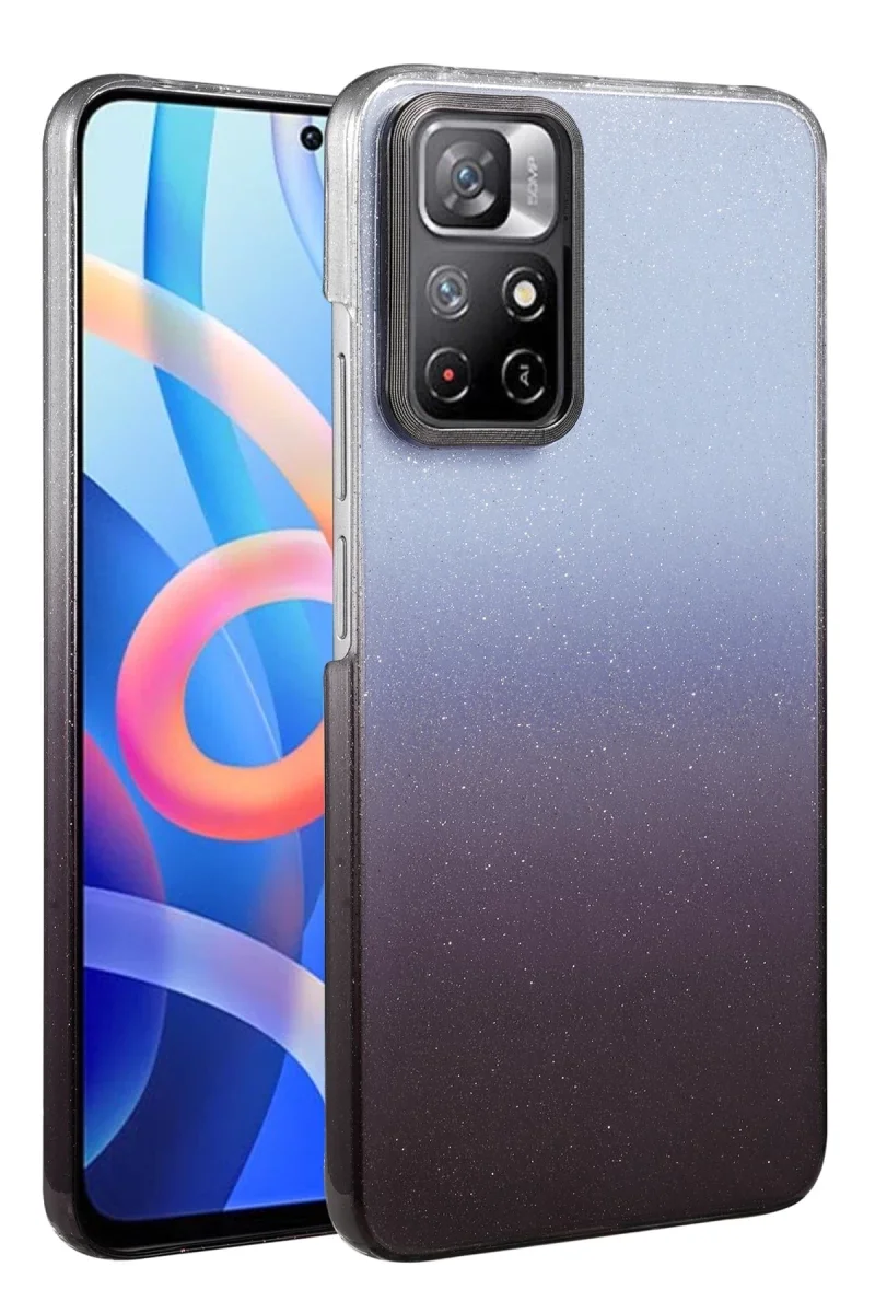 Xiaomi Redmi Note 11 Pro Glossy Kapak - Siyah Xiaomi Redmi Note 11 Pro Glossy Kapak - Siyah