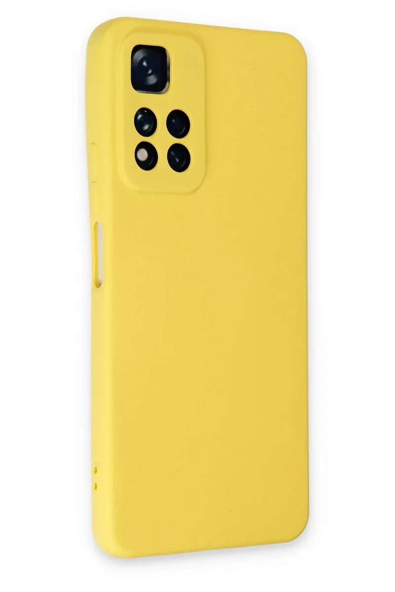 Xiaomi Redmi Note 11 Pro Plus 5G Kılıf Nano içi Kadife Silikon - Sarı Xiaomi Redmi Note 11 Pro Plus 5G Kılıf Nano içi Kadife Silikon - Sarı