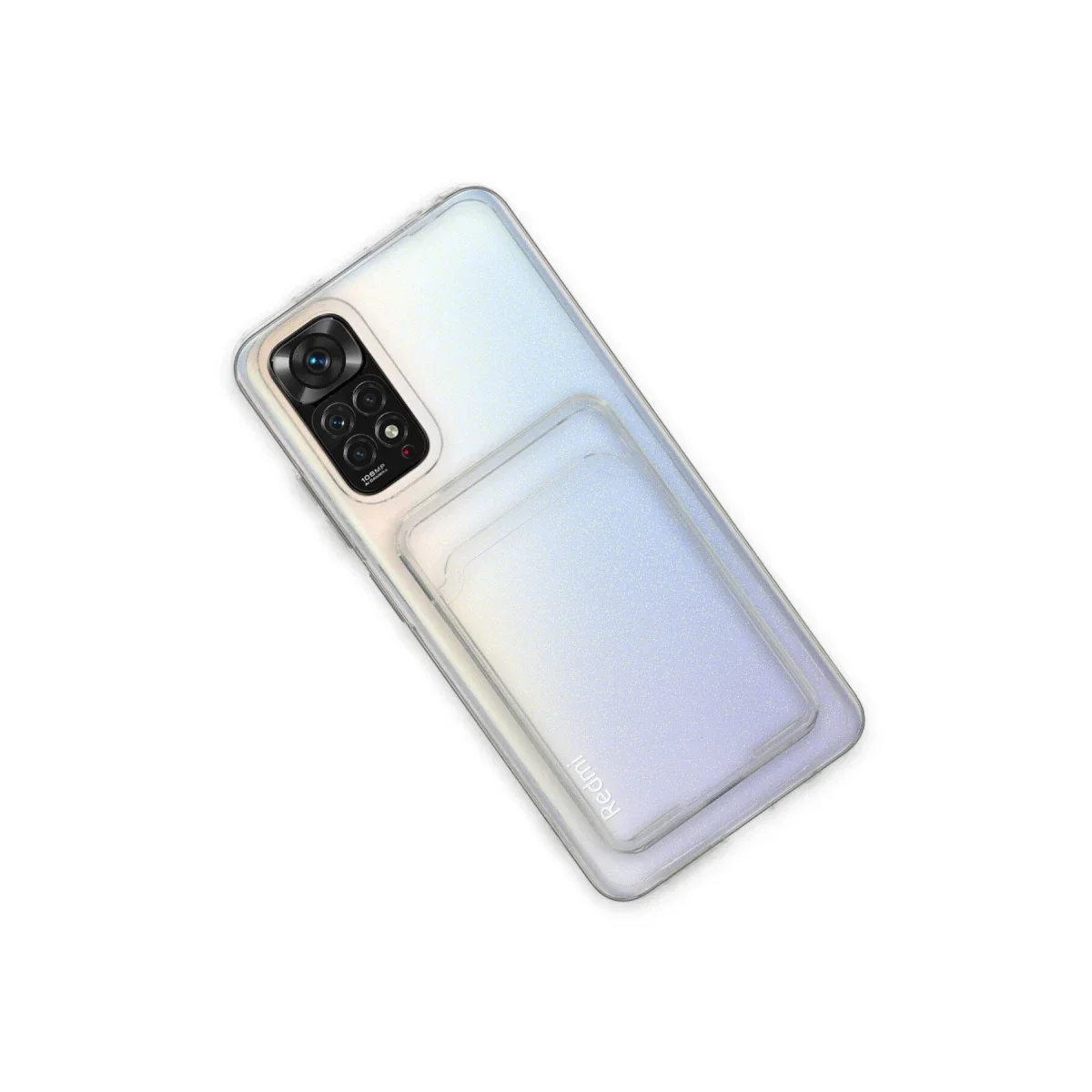 Xiaomi Redmi Note 11 Kılıf Kart Şeffaf Silikon - Şeffaf - Görsel 3