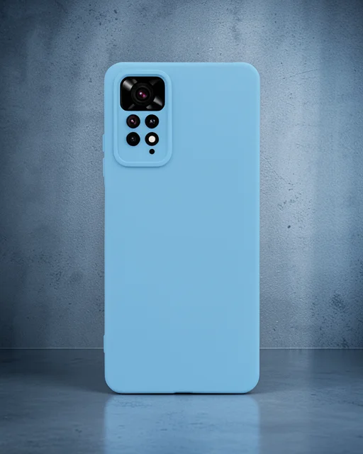 Xiaomi Redmi Note 11 Pro Kılıf Nano İçi Kadife Silikon - Mavi Xiaomi Redmi Note 11 Pro Kılıf Nano İçi Kadife Silikon - Mavi
