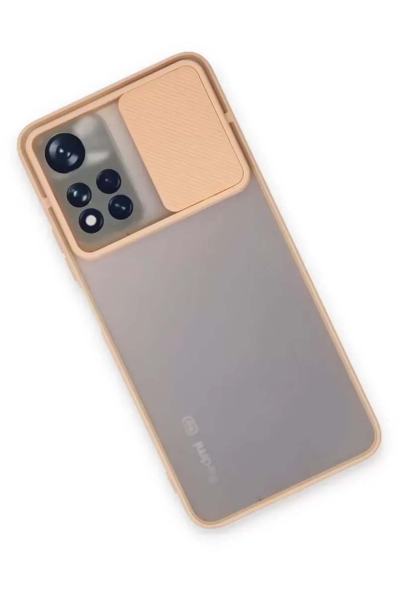 Xiaomi Redmi Note 11 Pro Plus 5G Kılıf Palm Buzlu Kamera Sürgülü Silikon - Pembe Xiaomi Redmi Note 11 Pro Plus 5G Kılıf Palm Buzlu Kamera Sürgülü Silikon - Pembe