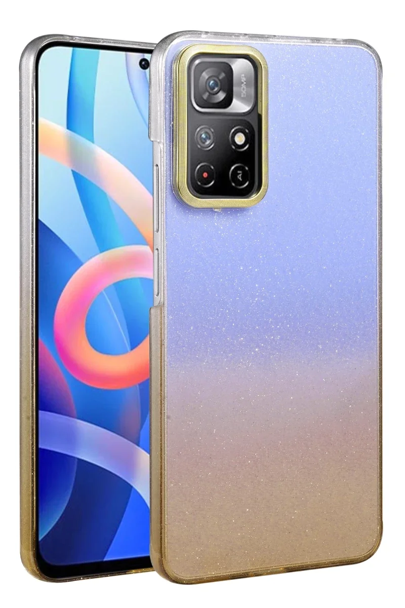 Xiaomi Redmi Note 11 Pro Glossy Kapak - Çöl Titanyum
