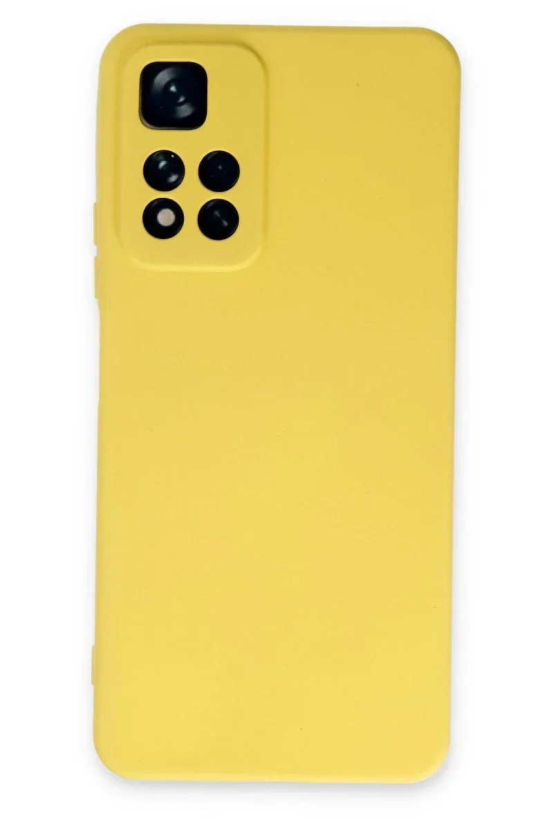 Xiaomi Redmi Note 11 Pro Plus 5G Kılıf Nano içi Kadife Silikon - Sarı Xiaomi Redmi Note 11 Pro Plus 5G Kılıf Nano içi Kadife Silikon - Sarı