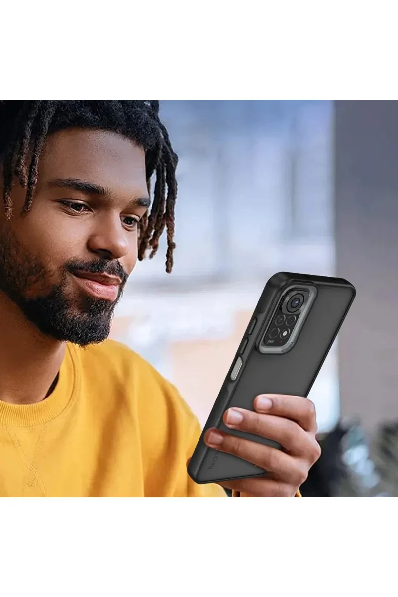 Xiaomi Redmi Note 11 Kılıf Elegant Kapak - Pudra Xiaomi Redmi Note 11 Kılıf Elegant Kapak - Pudra