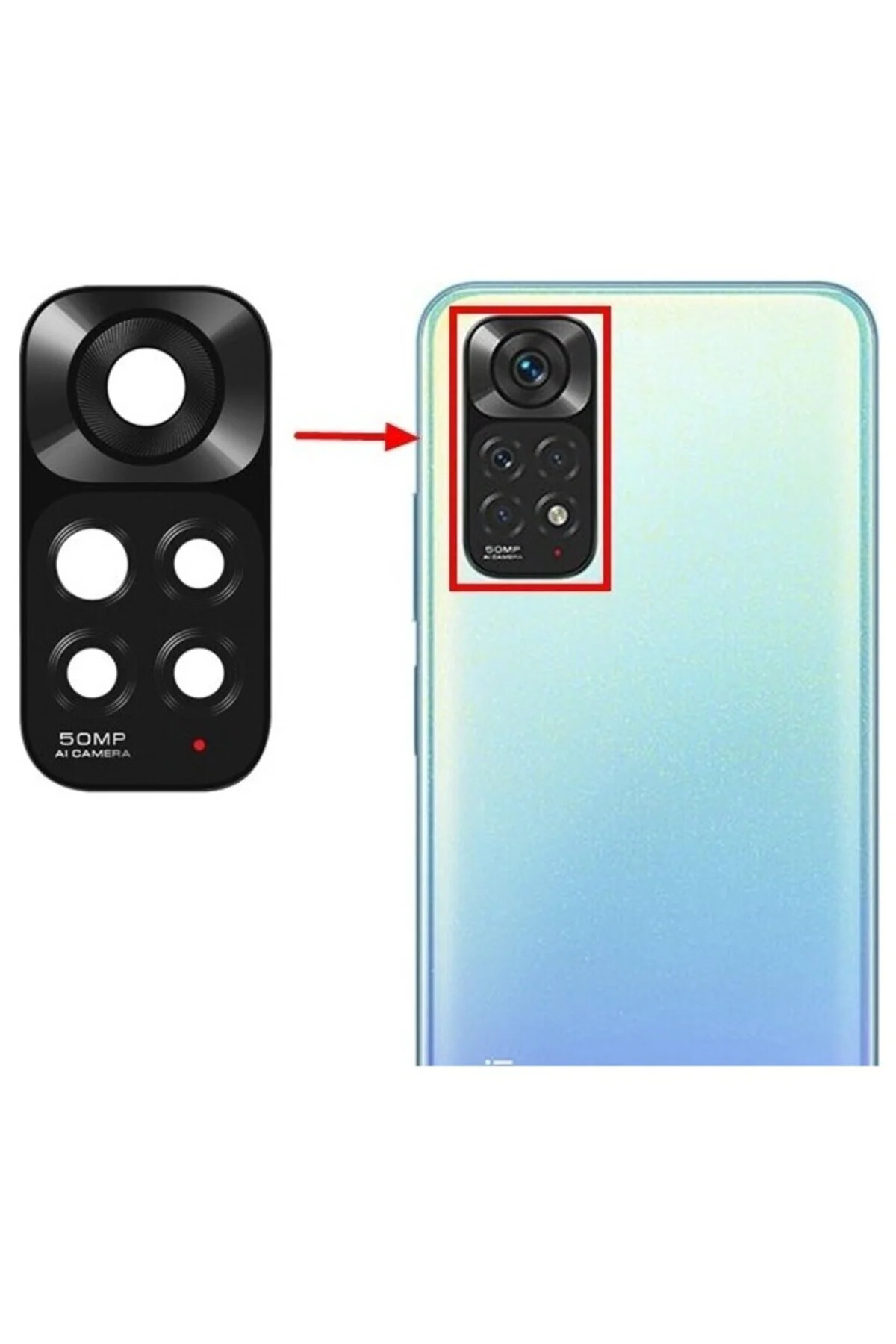 Xiaomi Redmi Note 11 4g Uyumlu Kamera Lensi Cam 21121119SC