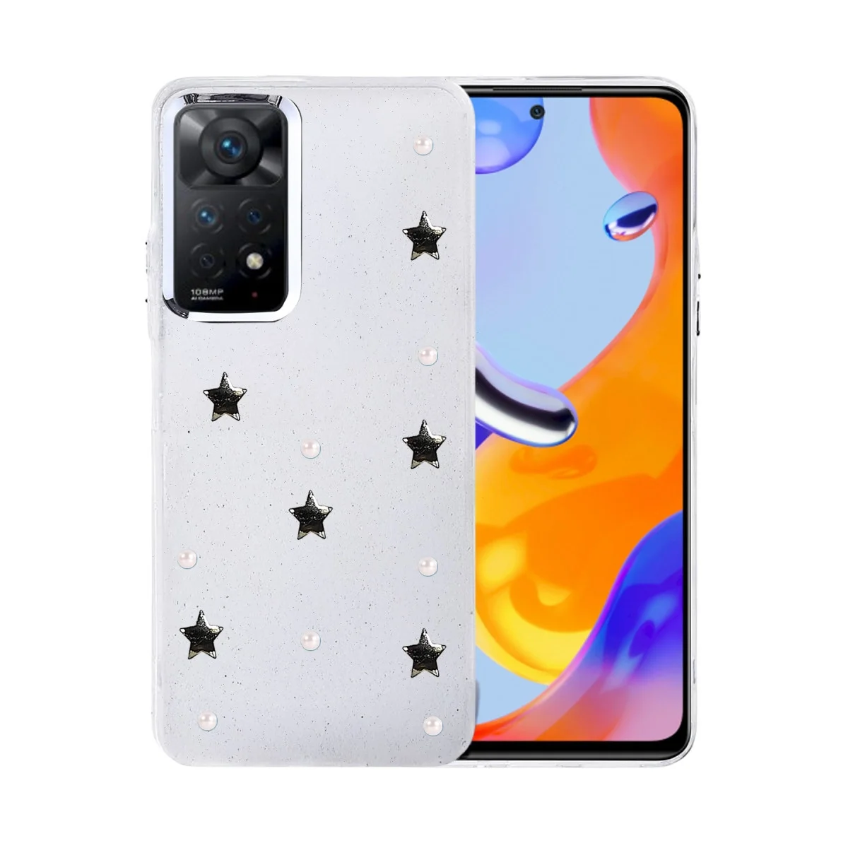 Xiaomi Redmi Note 11 Pro Fiyonk Desenli Kapak - Desen 7 Xiaomi Redmi Note 11 Pro Fiyonk Desenli Kapak - Desen 7