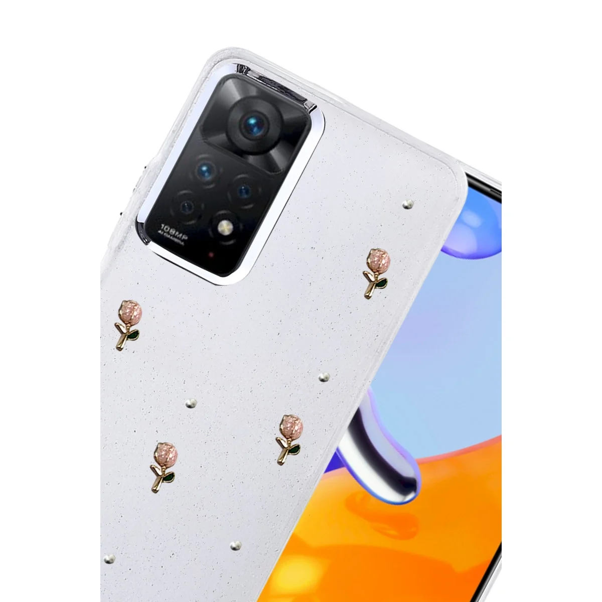 Xiaomi Redmi Note 11 Pro Fiyonk Desenli Kapak - Desen 6 Xiaomi Redmi Note 11 Pro Fiyonk Desenli Kapak - Desen 6