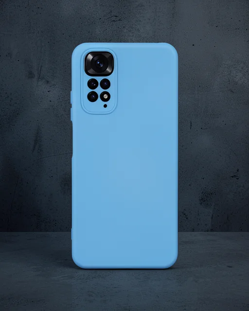 Xiaomi Redmi Note 11 Kılıf Nano İçi Kadife Silikon - Mavi Xiaomi Redmi Note 11 Kılıf Nano İçi Kadife Silikon - Mavi