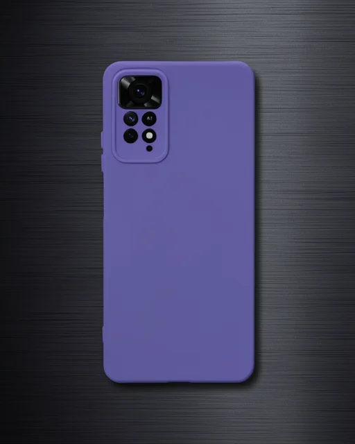 Xiaomi Redmi Note 11 Pro Kılıf Nano İçi Kadife Silikon - Mor Xiaomi Redmi Note 11 Pro Kılıf Nano İçi Kadife Silikon - Mor