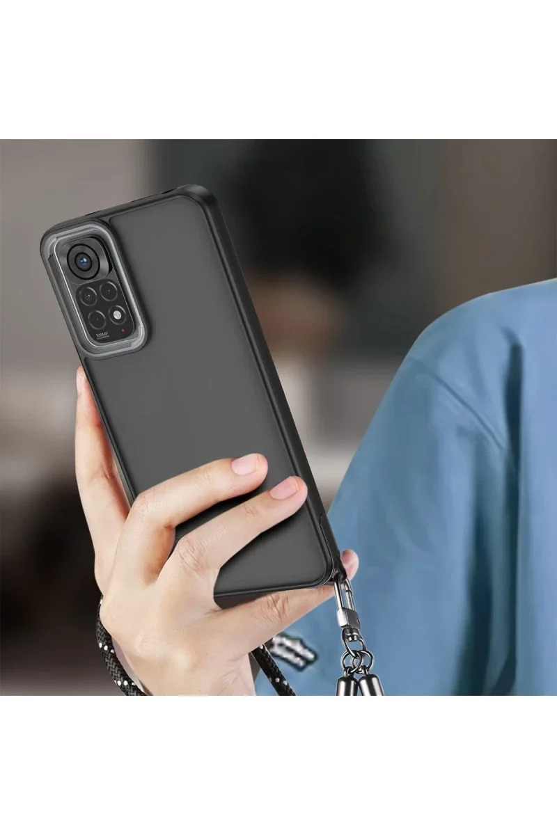 Xiaomi Redmi Note 11 Kılıf Elegant Kapak - Pudra Xiaomi Redmi Note 11 Kılıf Elegant Kapak - Pudra