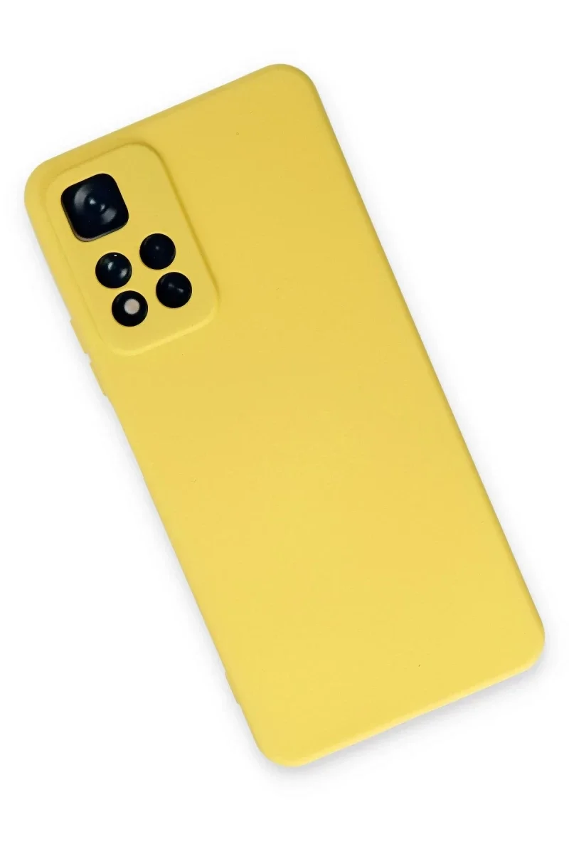 Xiaomi Redmi Note 11 Pro Plus 5G Kılıf Nano içi Kadife Silikon - Sarı Xiaomi Redmi Note 11 Pro Plus 5G Kılıf Nano içi Kadife Silikon - Sarı