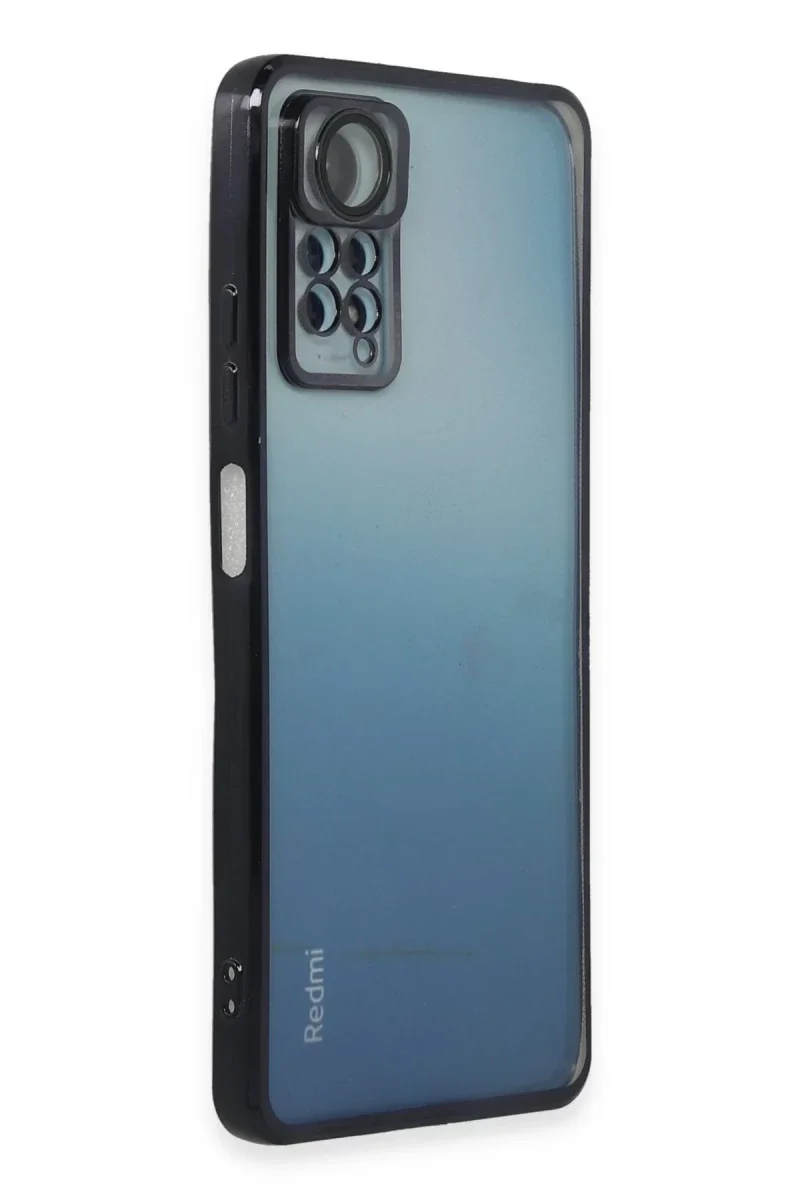 Xiaomi Redmi Note 11 Pro Kılıf Razer Lensli Silikon - Siyah