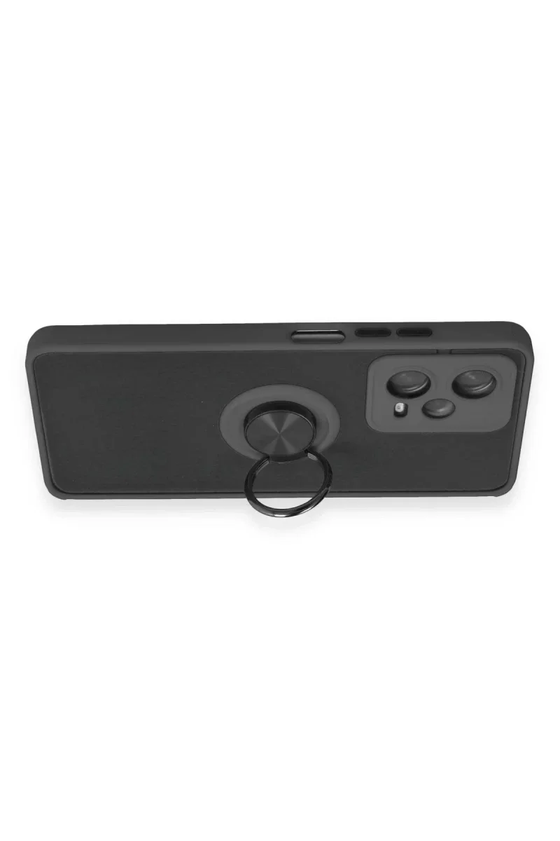 Xiaomi Redmi Note 12 5G Kılıf Montreal Yüzüklü Silikon Kapak - Siyah Fiyatı, Yorumları ve Özellikleri