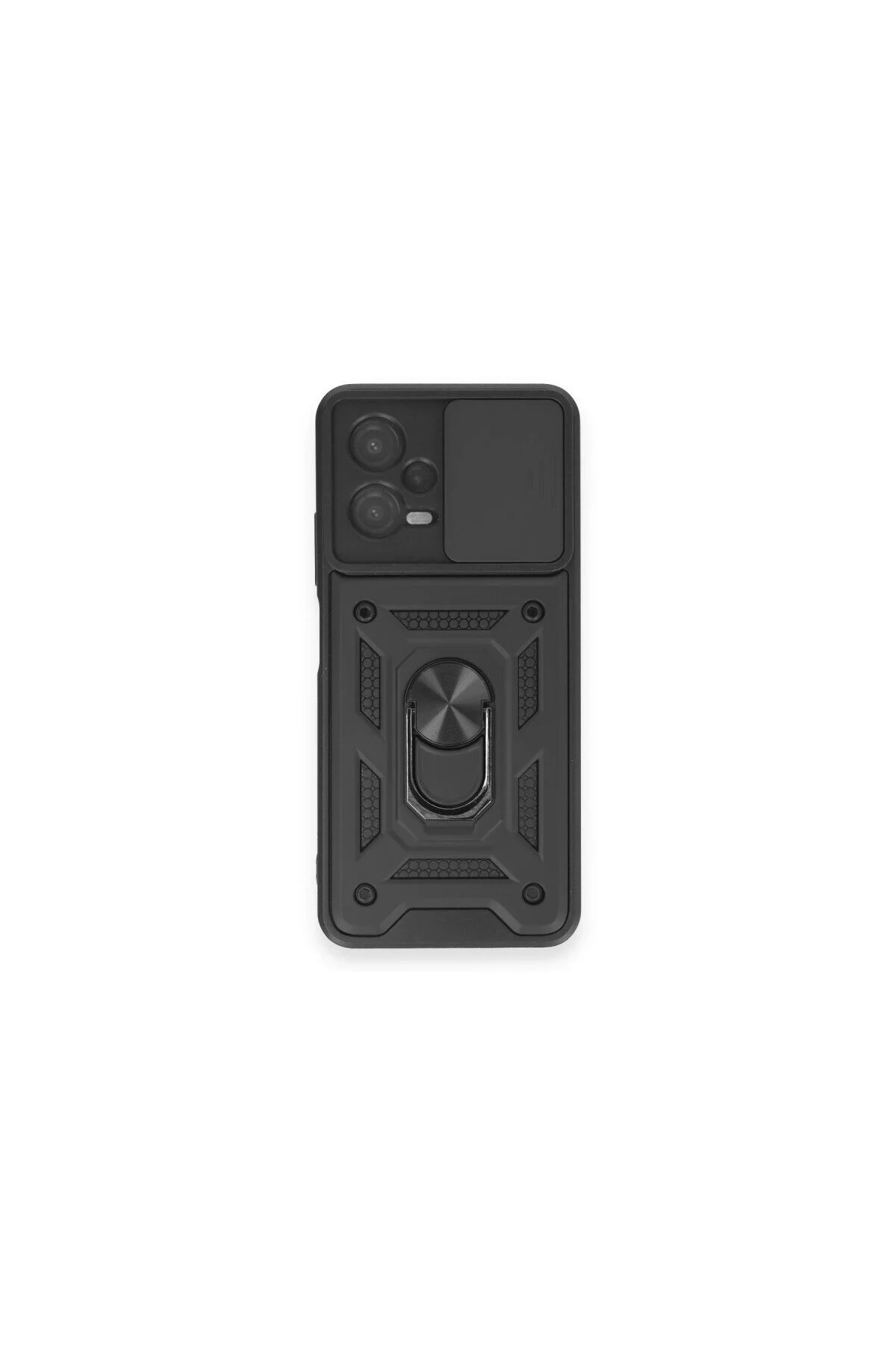 Xiaomi Redmi Note 12 4g Kılıf Pars Lens Yüzüklü Silikon - Siyah Xiaomi Redmi Note 12 4g Kılıf Pars Lens Yüzüklü Silikon - Siyah