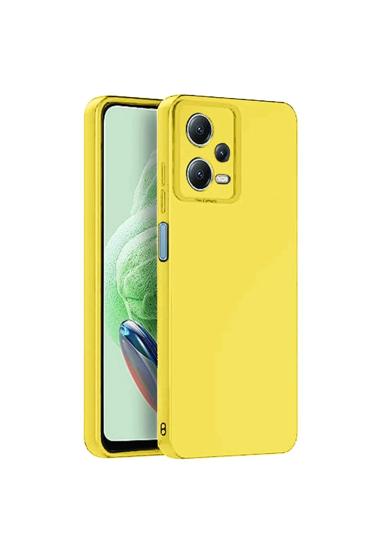 Xiaomi Redmi Note 12 Pro 5g Kılıf Nano İçi Kadife Silikon - Sarı Xiaomi Redmi Note 12 Pro 5g Kılıf Nano İçi Kadife Silikon - Sarı