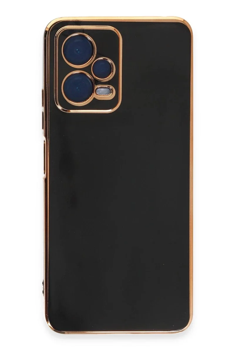 Xiaomi Redmi Note 12 Pro 5G Kılıf Volet Silikon - Siyah
